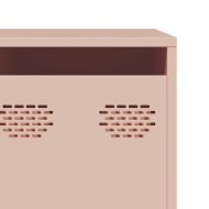 ТВ шкаф, розов, 202x39x43,5 см, студеновалцувана стомана