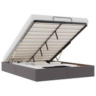 Османска рамка за легло без матрак, 140x200 см, изкуствена кожа