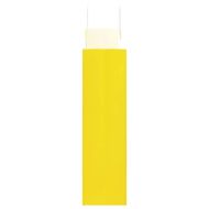 Хартиени торбички 250 бр с дръжки жълти 32x12x42 см