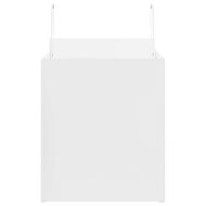 Хартиени торбички 250 бр с дръжки бели 32x22x24 см