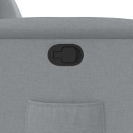 Реклайнер стол, светлосив, текстил