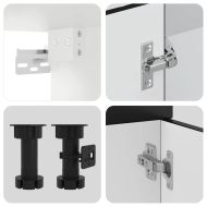 Комплект кухненски шкафове от 8 части Kalmar, инженерно дърво