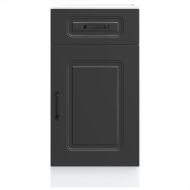 Кухненски шкаф, "Kalmar", черен, инженерно дърво