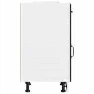 Кухненски шкаф, "Kalmar", черен, инженерно дърво