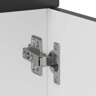 Кухненски шкаф, "Kalmar", черен, инженерно дърво