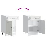 Кухненски шкаф, "Kalmar", бял, инженерно дърво