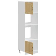 Шкафове за фурна, 2 бр. "Lucca", дъб сонома, инженерно дърво