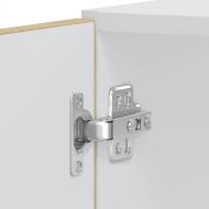 Шкафове за фурна, 2 бр. "Lucca", дъб сонома, инженерно дърво