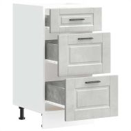 Кухненски шкаф Porto, бетонно сив, инженерно дърво