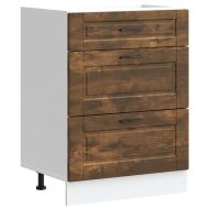 Кухненски шкаф Porto, опушен дъб, инженерно дърво