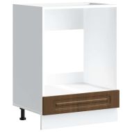 Шкаф за фурна, Kalmar, кафяв дъб, инженерно дърво