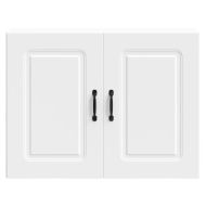 Кухненски стенен шкаф, Kalmar, бял, инженерно дърво