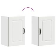 Кухненски стенен шкаф, Kalmar, бял, инженерно дърво