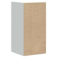 Кухненски стенен шкаф, Kalmar, бял гланц, инженерно дърво