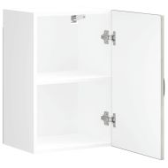 Кухненски стенен шкаф, Kalmar, бетонно сив, инженерно дърво