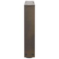 Крака за масичка за кафе, V-образни, 2 бр., естествена стомана, 30 x (30-31,3) см, стомана