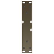 Крака за масичка за кафе, V-образни, 2 бр., естествена стомана, 30 x (30-31,3) см, стомана