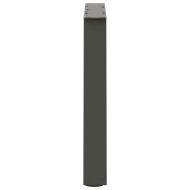 Крака за масичка за кафе, V-образна, 2 бр., антрацит, 70 x (42-43,3) см, стомана