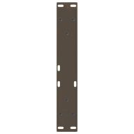 Крака за масичка за кафе, V-образни, 2 бр., естествена стомана, 38 x (42-43,3) см, стомана