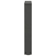 Крака за масичка за кафе, V-образна, 2 бр., антрацит, 28 x (42-43,3) см, стомана