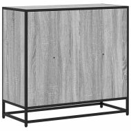 Шкаф за книги Grey Sonoma 80,5x35x76 cm Инженерна дървесина