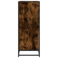 Етажерка за обувки, опушен дъб, 48x38x97,5 см, инженерно дърво