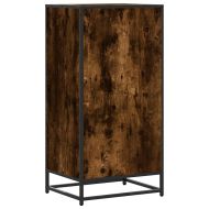 Етажерка за обувки, опушен дъб, 48x38x97,5 см, инженерно дърво
