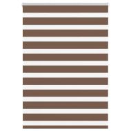 Зеброва щора кафяв 95x150 см Ширина на плата 90,9 см Полиестер