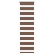 Зеброва щора кафяв 40x150 см ширина на плата 35,9 см полиестер