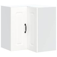 Кухненски стенен ъглов шкаф, Kalmar, бял, инженерно дърво