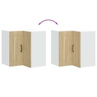 Кухненски стенен ъглов шкаф, Kalmar дъб сонома, инженерно дърво