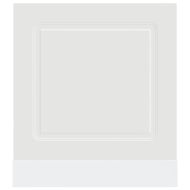 Панел за съдомиялна машина, Kalmar, бял, 60x1,5x57см, инженерно дърво