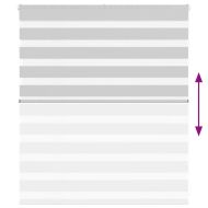 Зеброва щора 130x100 см ширина на плата 125,9 см полиестер