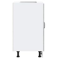 Шкаф за мивка, Lucca, бетонно сив, инженерно дърво