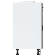 Кухненски шкаф Lucca Черно инженерно дърво