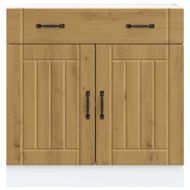 Кухненски шкаф Lucca, дъб артизан, инженерно дърво