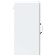 Кухненски стенен шкаф със стъклена врата Lucca сив сонома