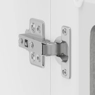 Кухненски стенен шкаф със стъклена врата Lucca сив сонома