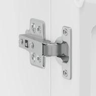 Кухненски стенен шкаф със стъклена врата Lucca бял