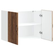 Кухненски стенен шкаф Lucca, старо дърво, инженерно дърво