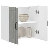 Кухненски стенен шкаф Lucca, бетонно сив, инженерно дърво