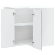 Кухненски стенен ъглов шкаф Lucca, сив сонома, инженерно дърво