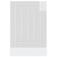 Панел за миялна машина, Lucca, бял гланц, инженерно дърво