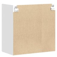 Кухненски стенен шкаф със стъклена врата Lucca бял