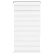 Зеброва щора бял 85x150 см Ширина на плата 80,9 см Полиестер