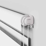 Зеброва щора бял 55x150 см Ширина на плата 50,9 см Полиестер