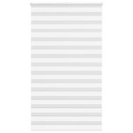 Зеброва щора бял 125x200 см Ширина на плата 120,9 см полиестер