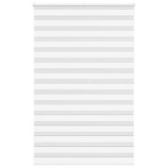 Зеброва щора бял 145x200 см Ширина на плата 140,9 см полиестер