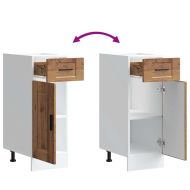 Кухненски шкаф Porto, старо дърво, инженерно дърво