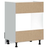 Шкаф за фурна, Porto, черен, инженерно дърво